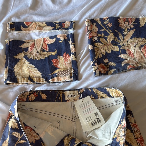 Sézane The Wide Leg Trouser- Never Ending Summer Print - Picture 5 of 6